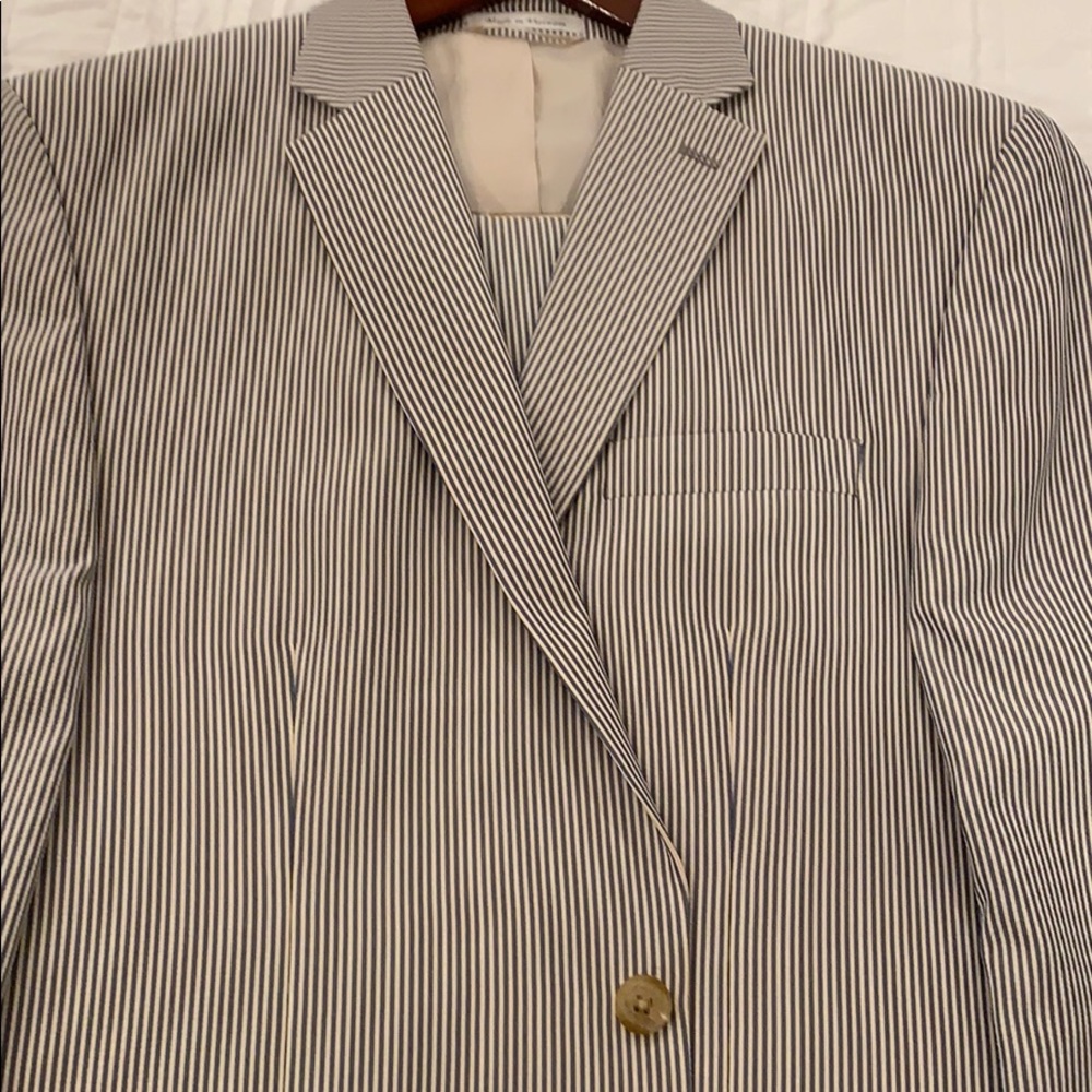 Polo seersucker suit